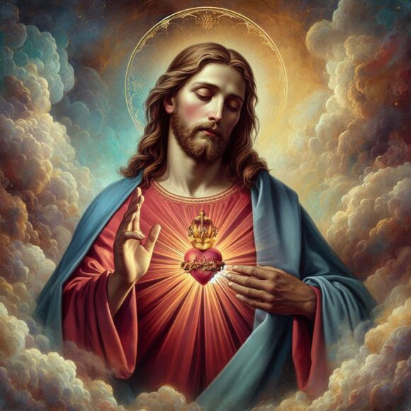 image of the sacred heart of jesus​