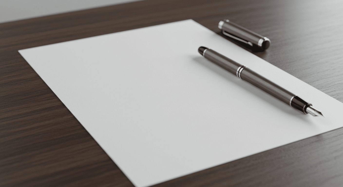 papel y boligrafo