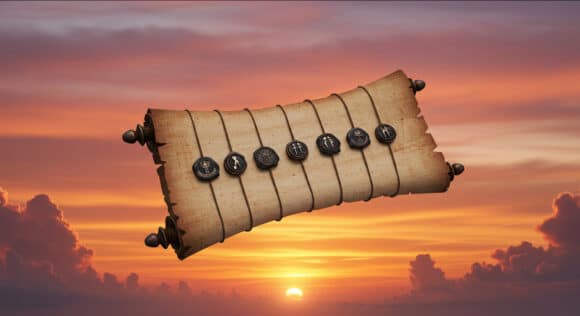 scroll with seven seals